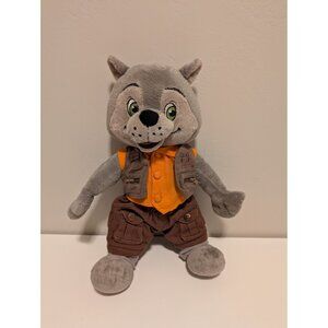 Great Wolf Lodge Wiley the Wolf Plush Stuffed Animal Toy With Vest & Pants